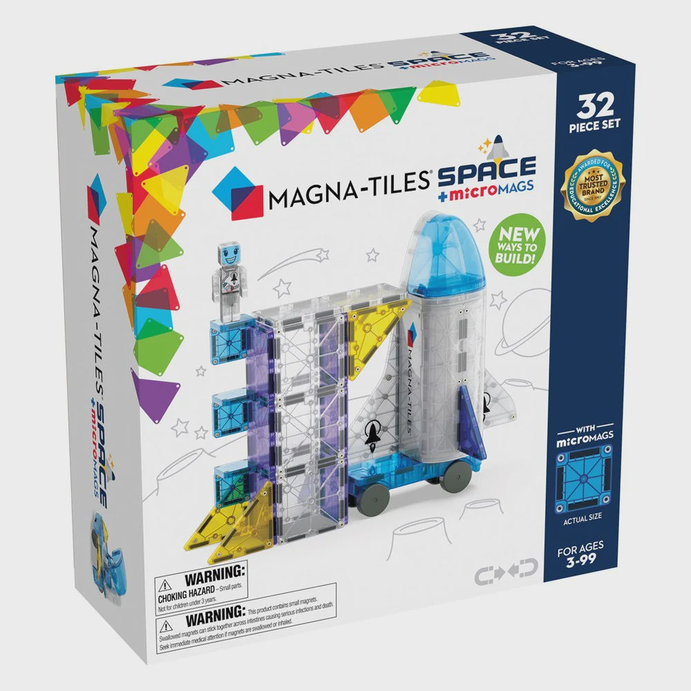 Magna-Tiles Space Micromags 32 Piece Set