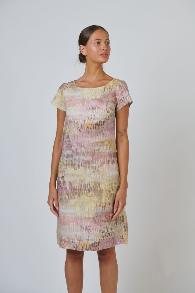 Linen Dress Jardin - Naturals by O & J