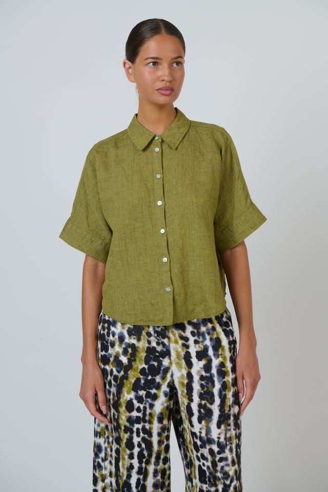 Linen Shirt Balsam - Naturals by O & J