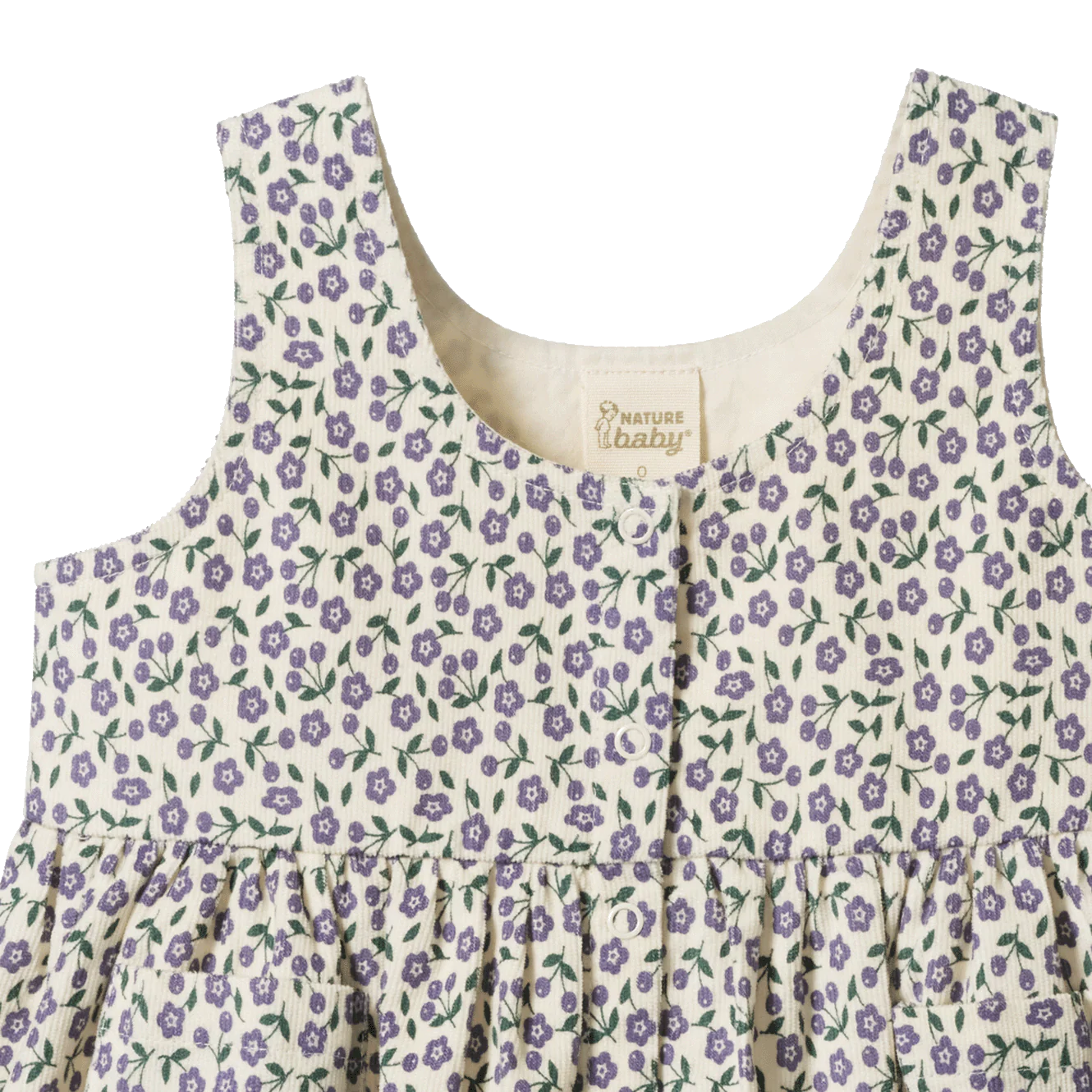 Floral-patterned dress with &