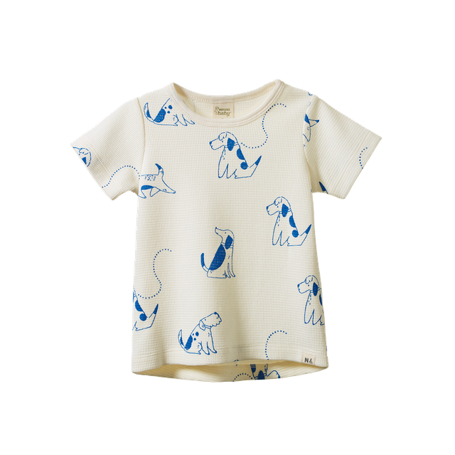River Tee Waffle Dog Walk - Nature Baby