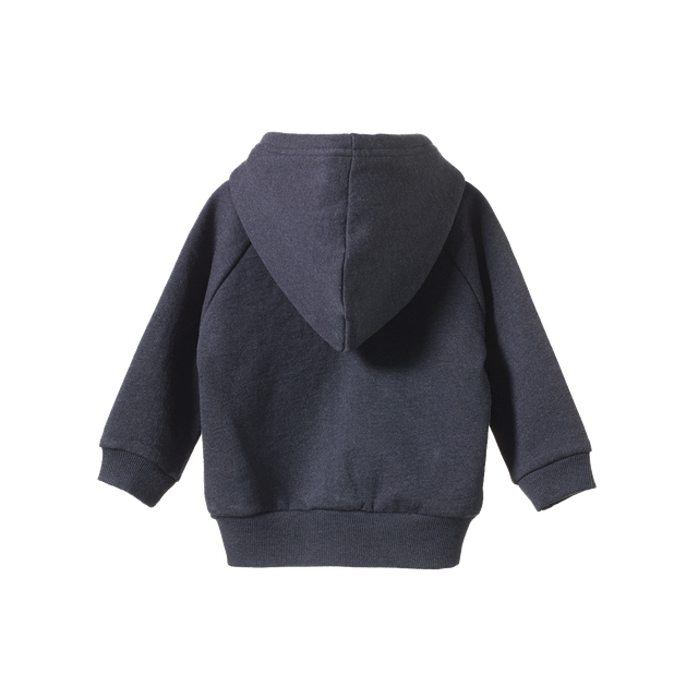 Hooded Sweatshirt Navy Marl Nature Baby