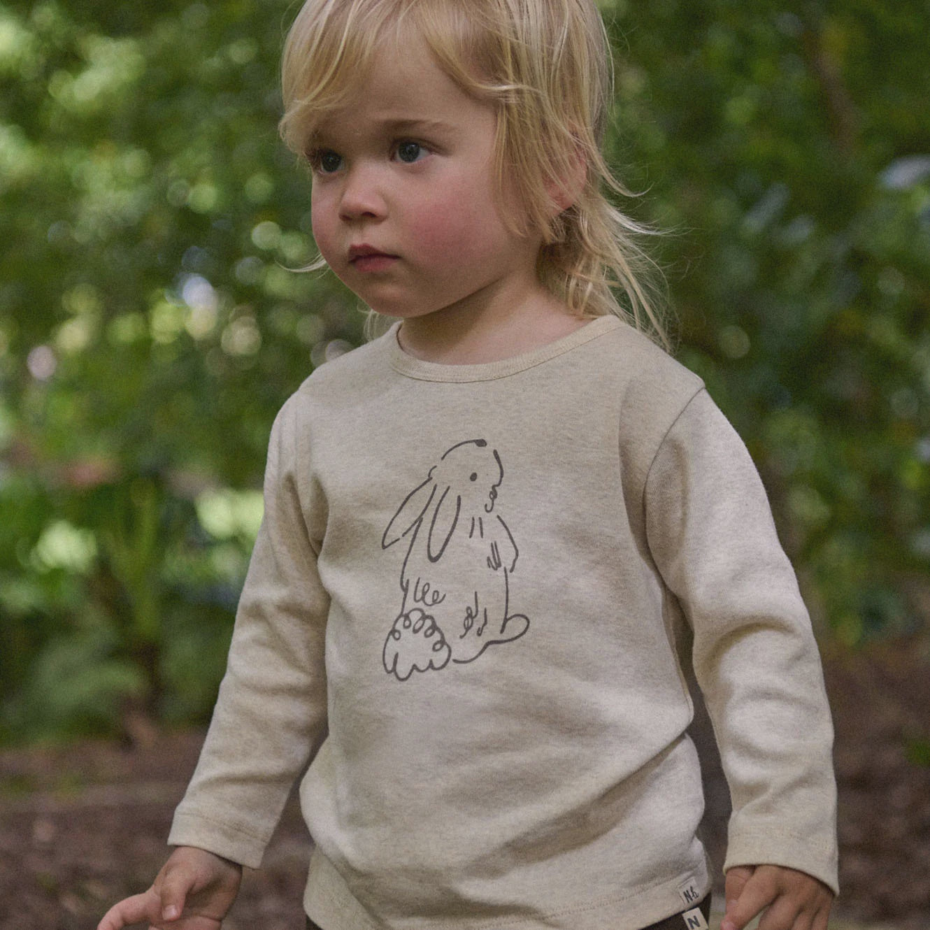 L/S River Tee Bramble Bunny Nature Baby