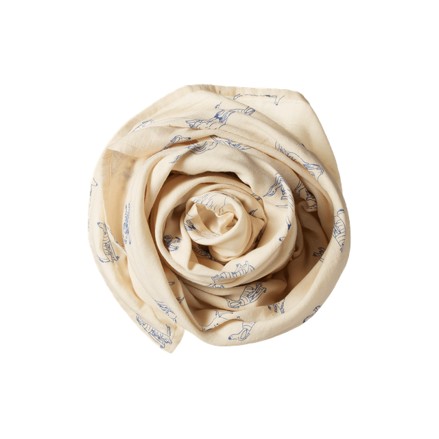 Muslin Wrap Best Friend Print Nature Baby