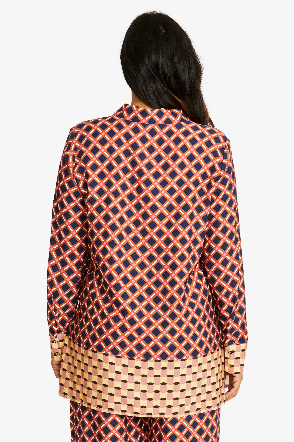 Petra Border Print Shirt - P585327