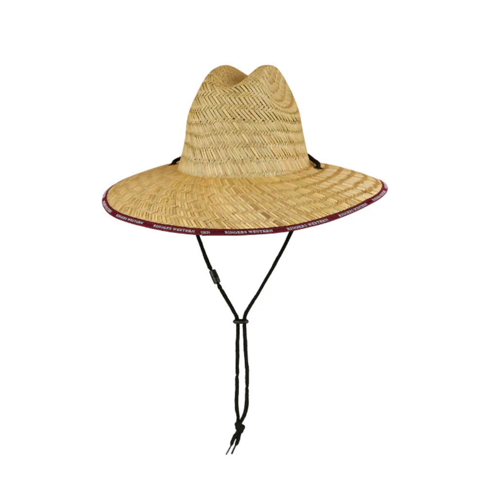 Paddy Straw Hat Burgundy