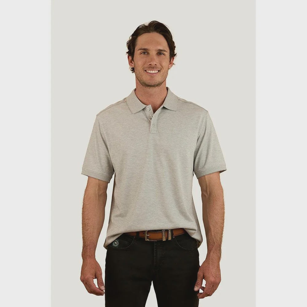 Tech Mens Polo Grey