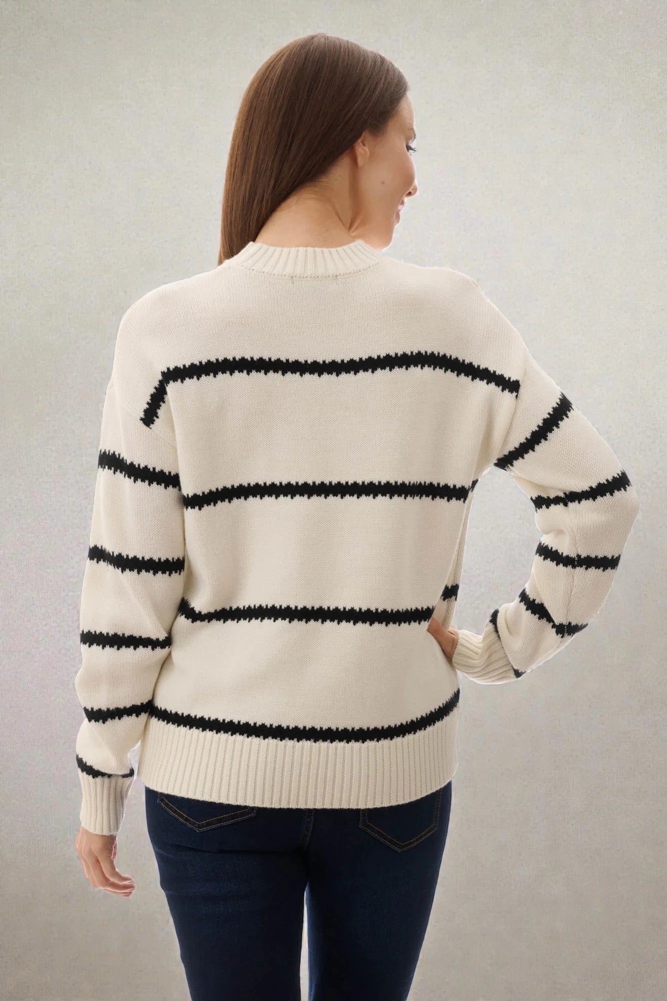 Mono Stripe Jumper - Slade