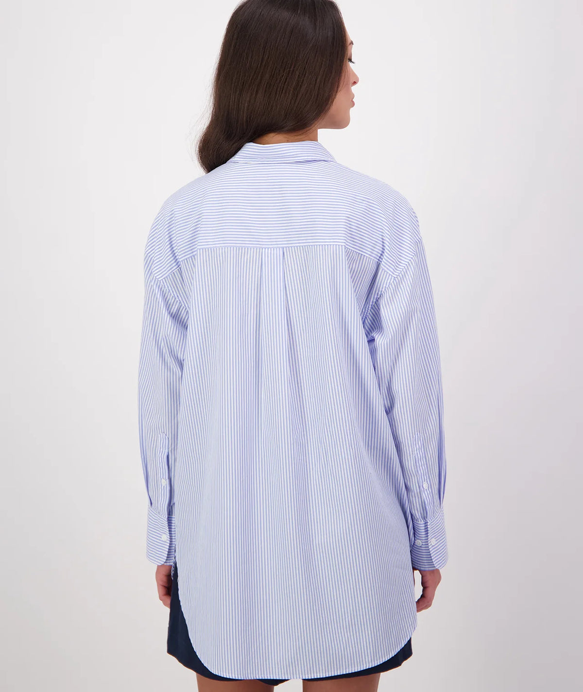 Sienna L/S Shirt Blue Stripe - Swanndri