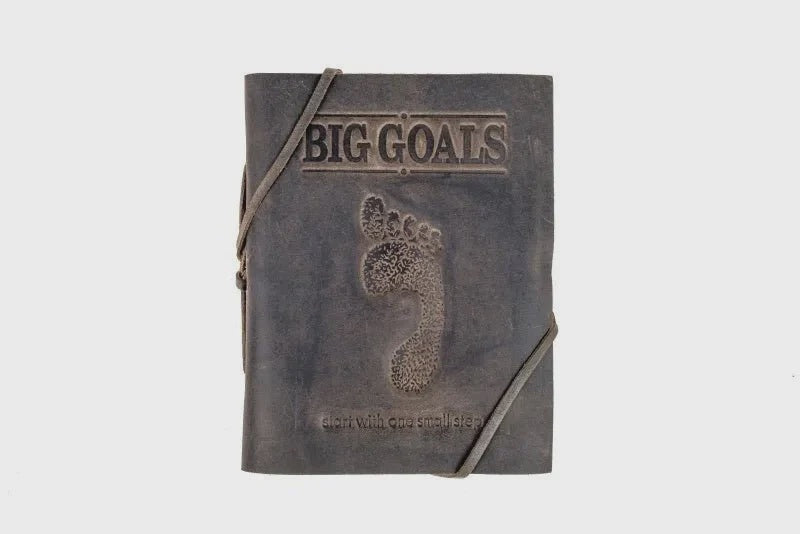 Leather Journal - Big Goals