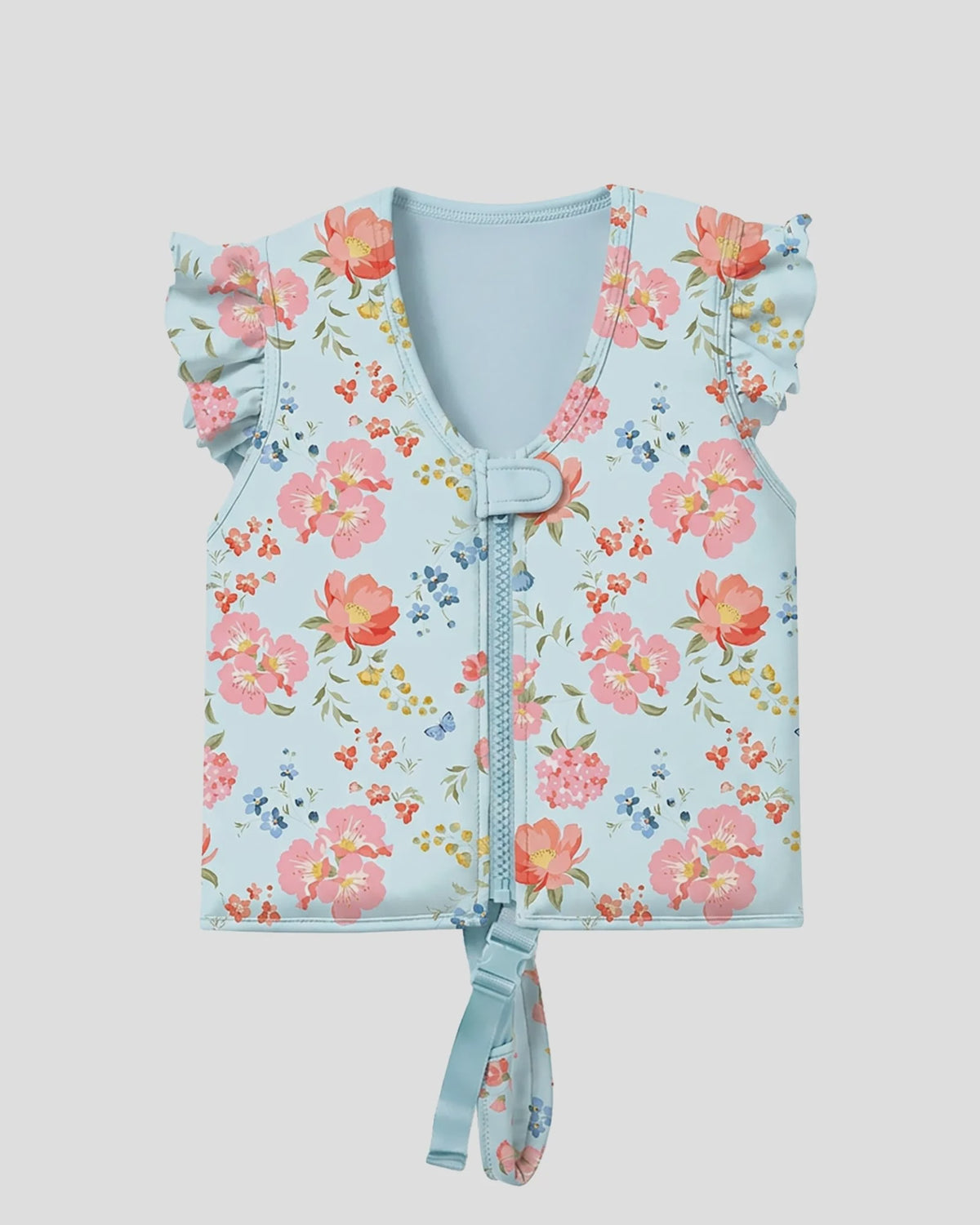 Swim Float Vest Twinkle Aqua Garden UPF50+ Toshi
