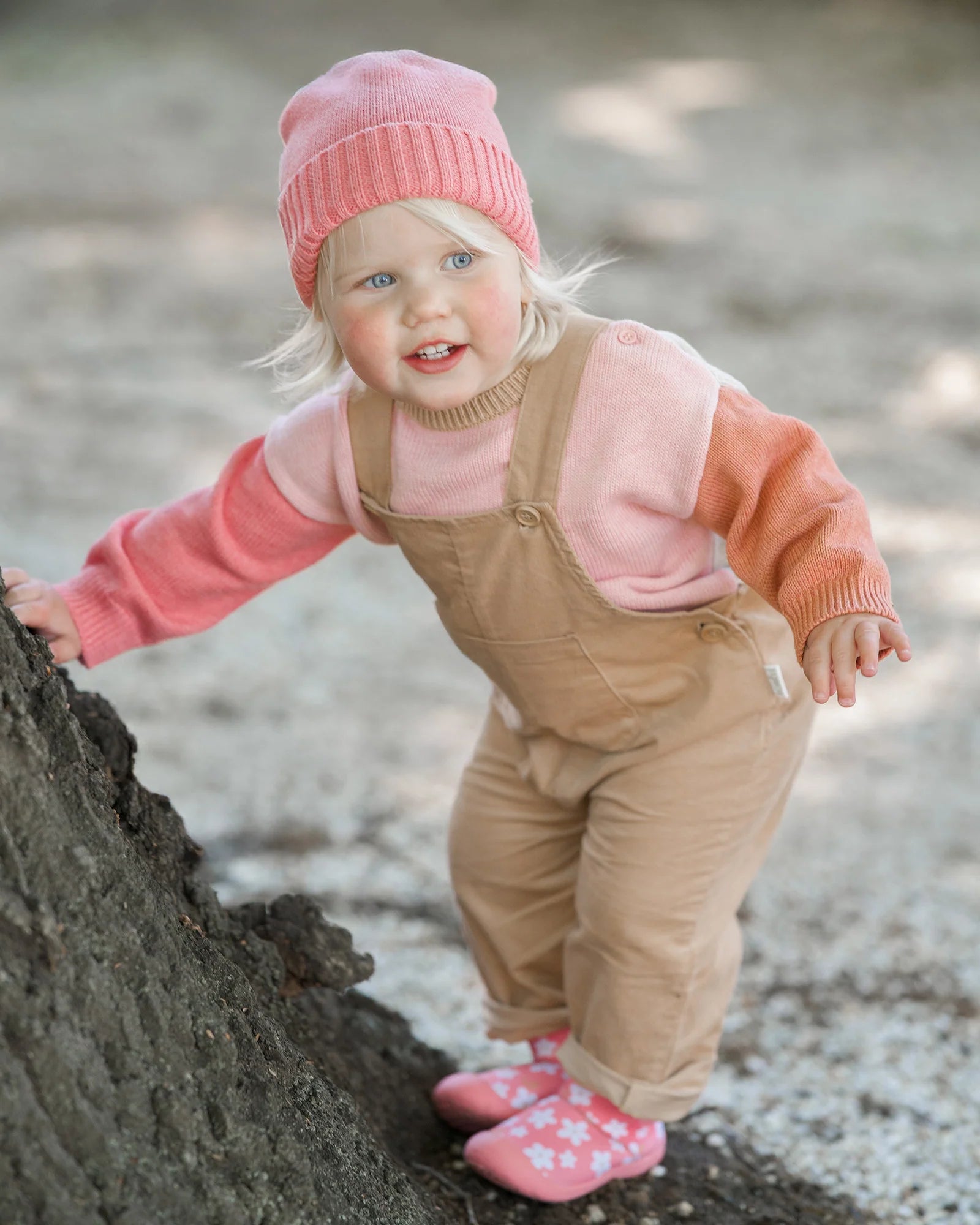 Baby Overalls Corduroy Quincy Driftwood Toshi