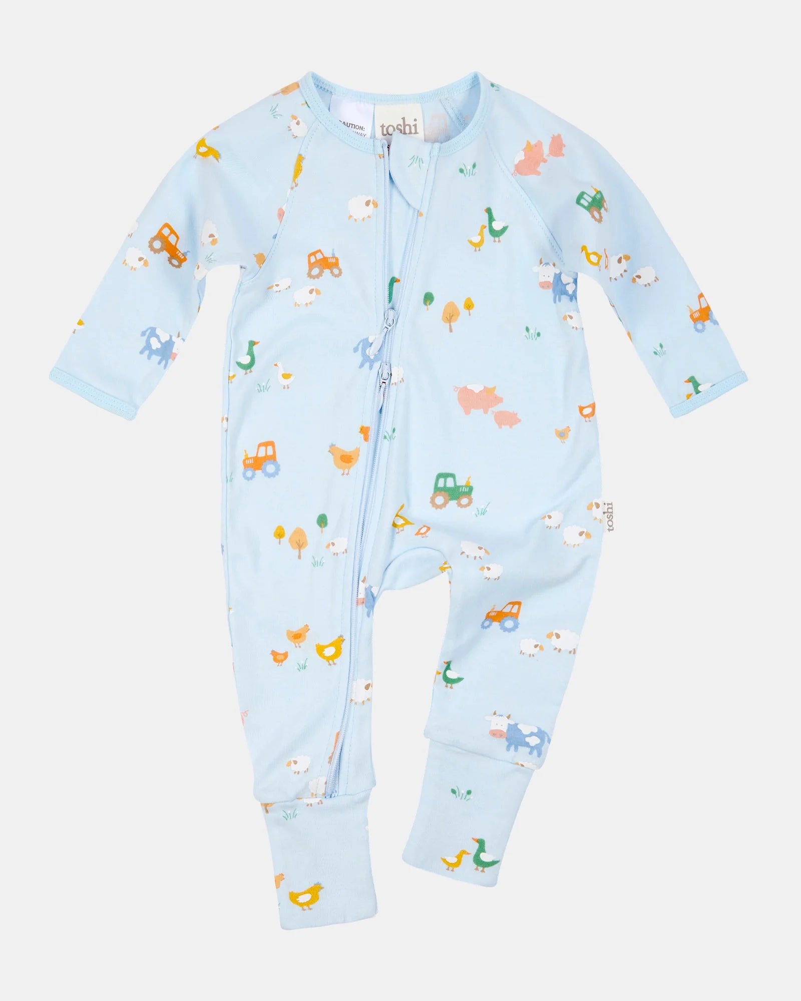 Onesie L/S Harvest Farm Buddies Toshi