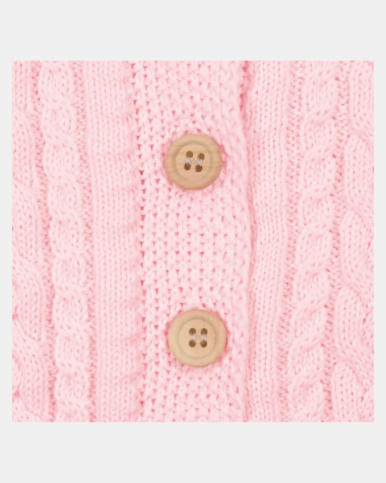 Organic Cardigan Yummy Misty Rose Toshi