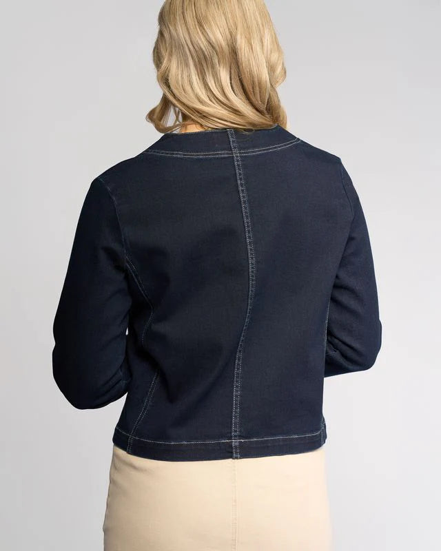 Cable Jacket Ink Denim