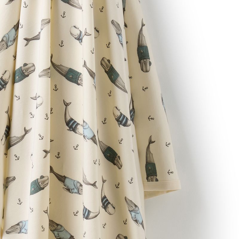 Organic Bunny Rug Woolly Whales - Wilson + Frenchy