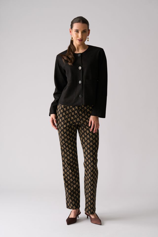 Looking Suede Jacket Foil