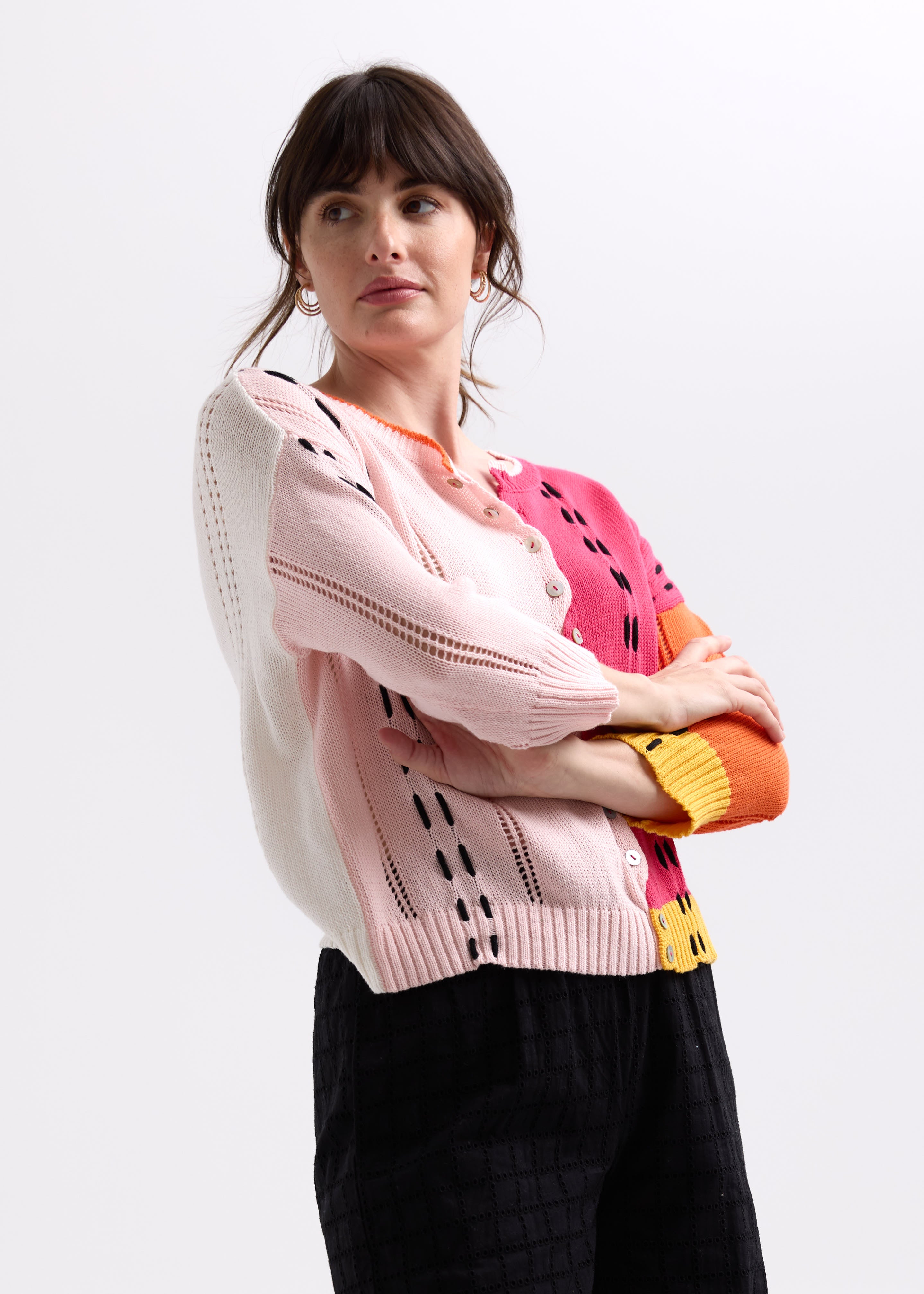 ZP7719 Thread Detail Cardi