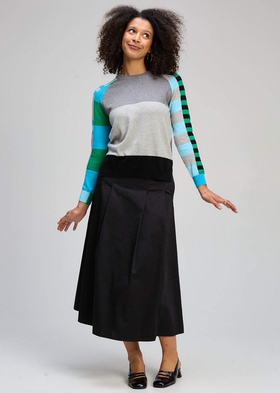 Colour Block Jumper ZP8127 Zaket & Plover