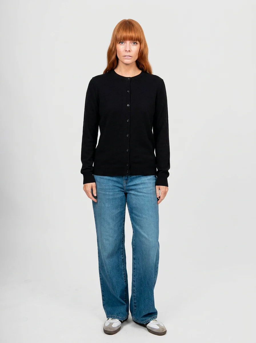 Kate Crew Neck Cardi - Bridge & Lord