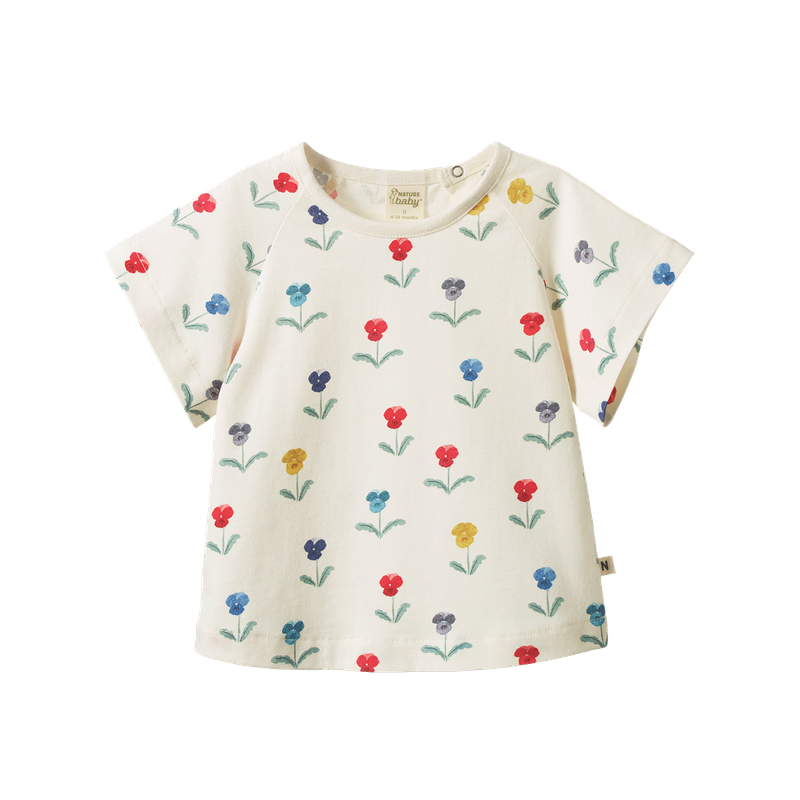 Juniper Tee Delphine Blooms Print Swannies Merimbula