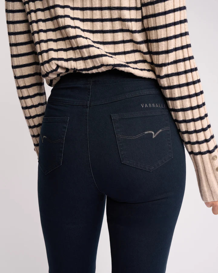 Bay Pull On Indigo Denim - Vassalli