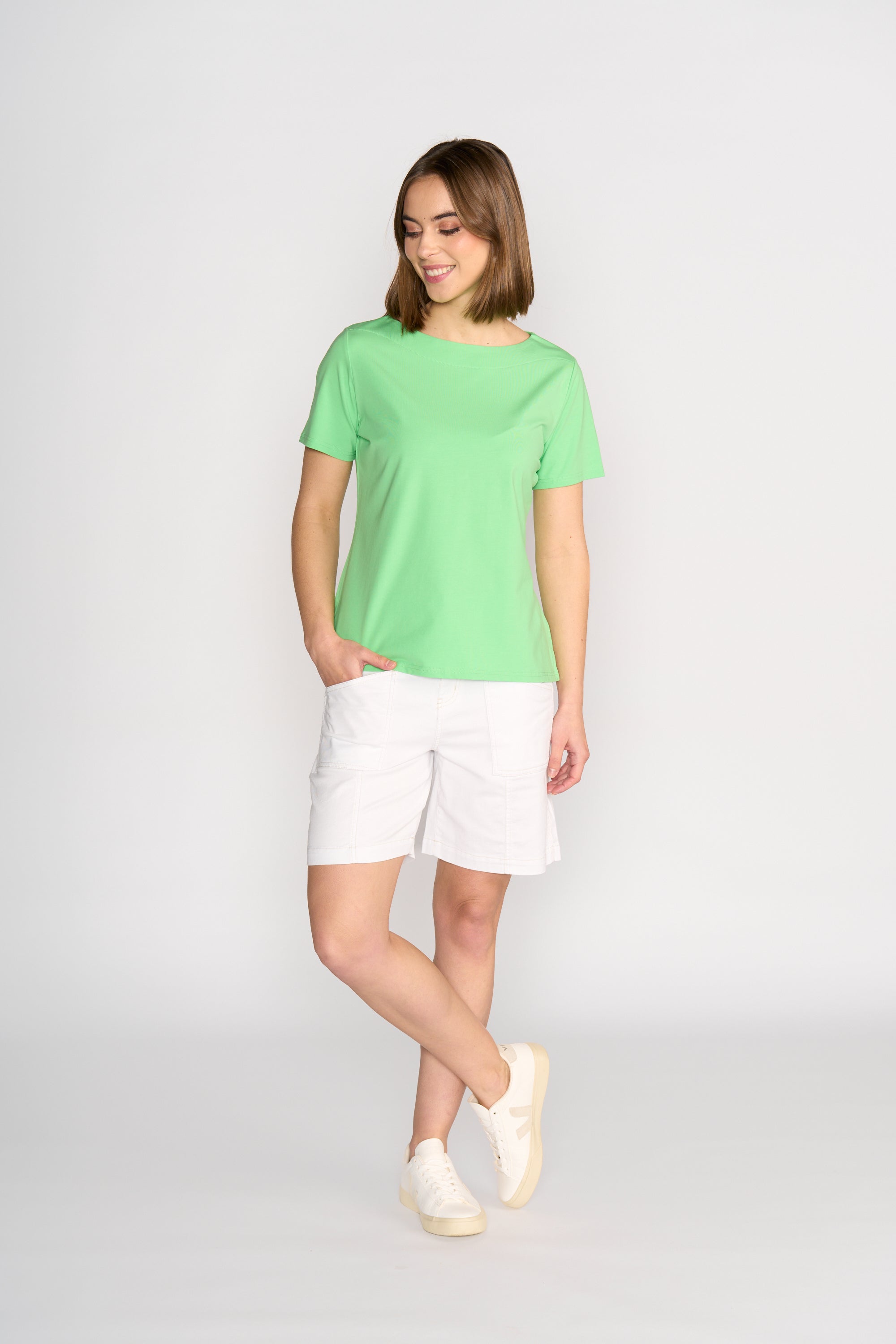 4489 Boat Neck Top