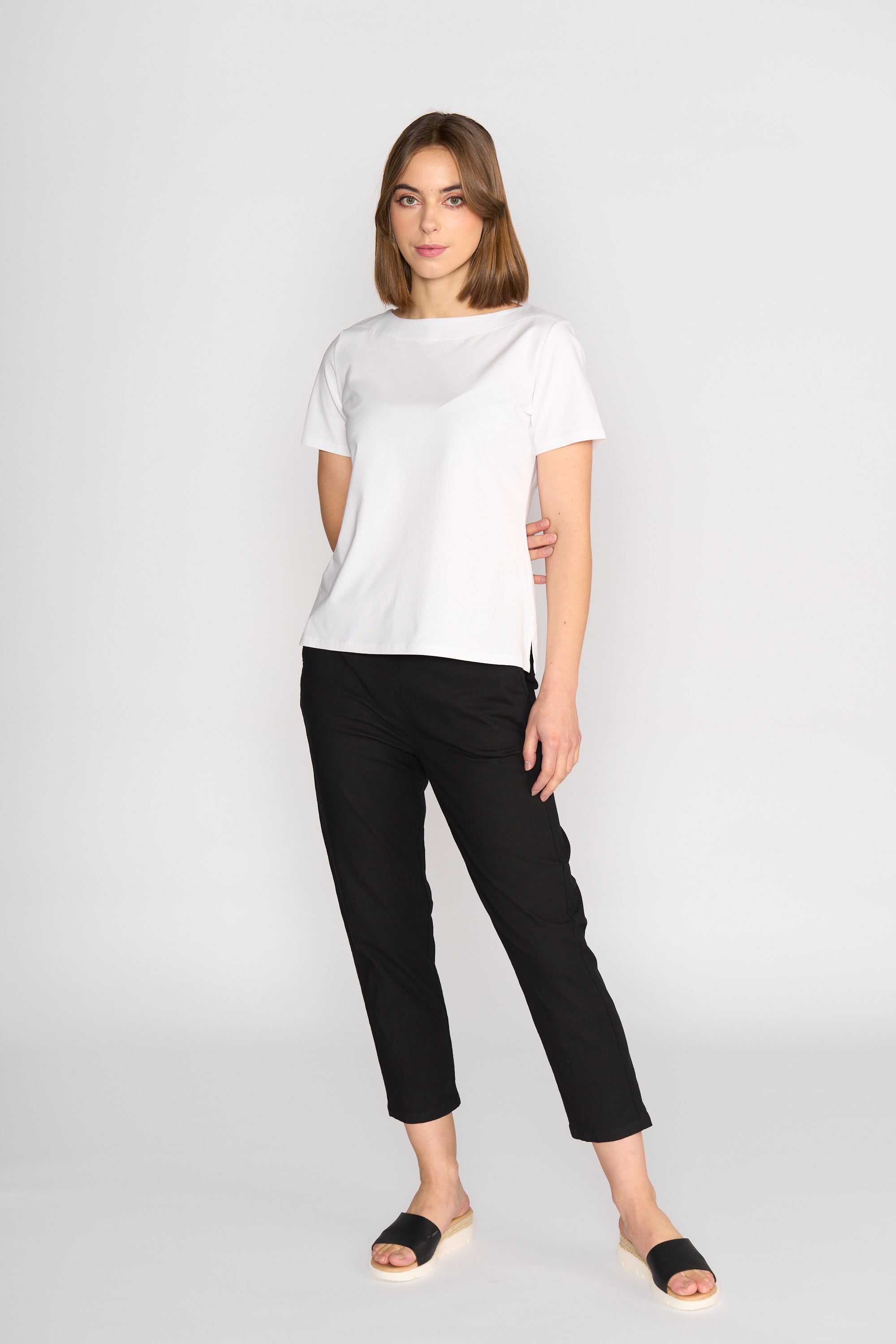 4489 Boat Neck Top