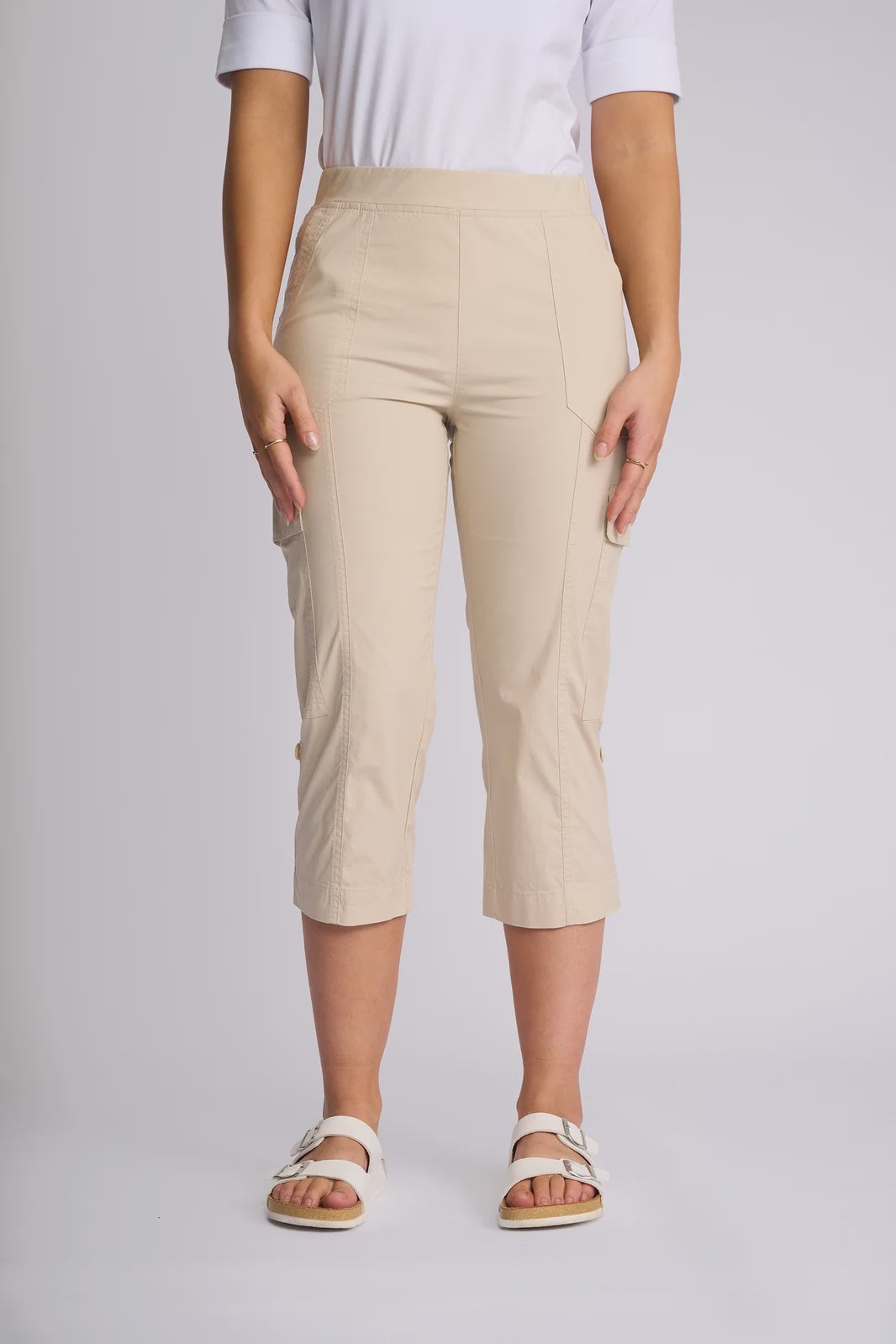 Wave Pull-On Cargo Pant Sand - Vassalli