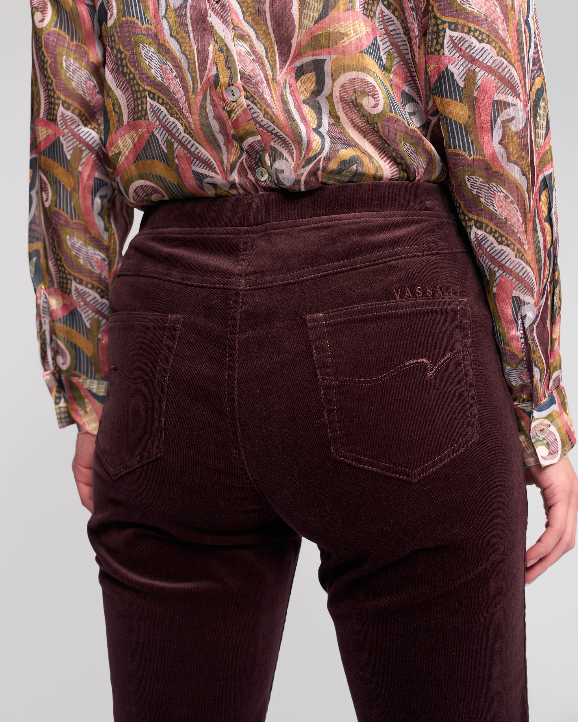 Bay Cord Pull On Pant Slim Leg 234M