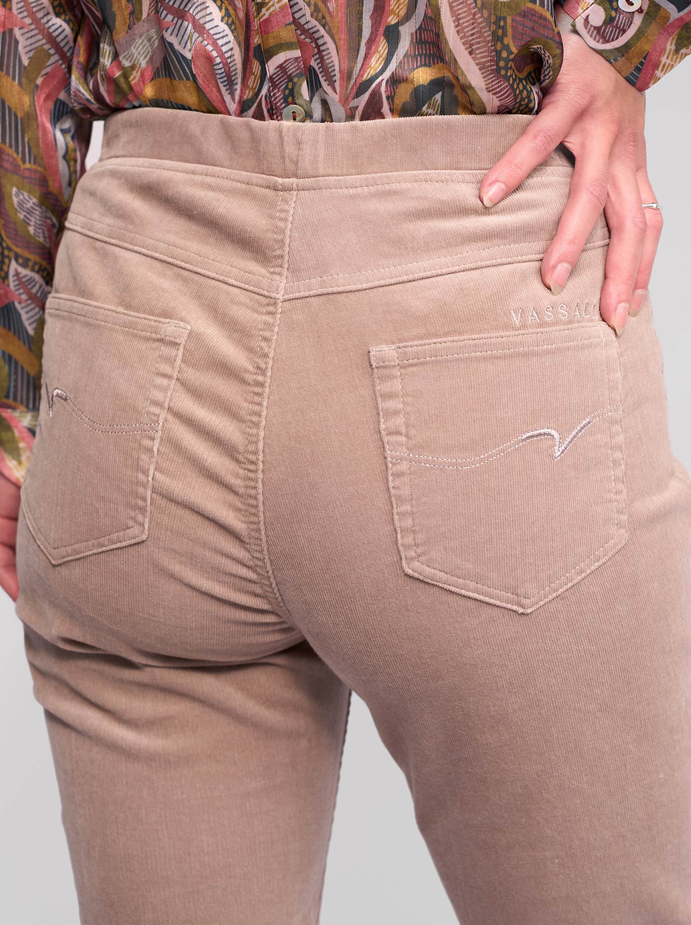 Bay Cord Pull On Pant Slim Leg 234M