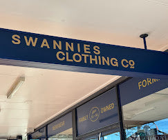 Swannies Clothing Co is a locally owned clothing boutique in Merimbula, proudly serving the Sapphire Coast since 1993