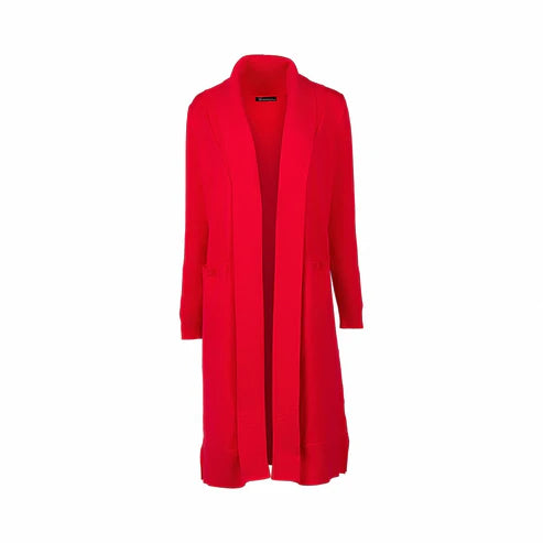 1065 Open Longline Cardi with Pockets