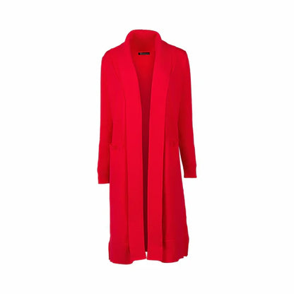 1065 Open Longline Cardi with Pockets