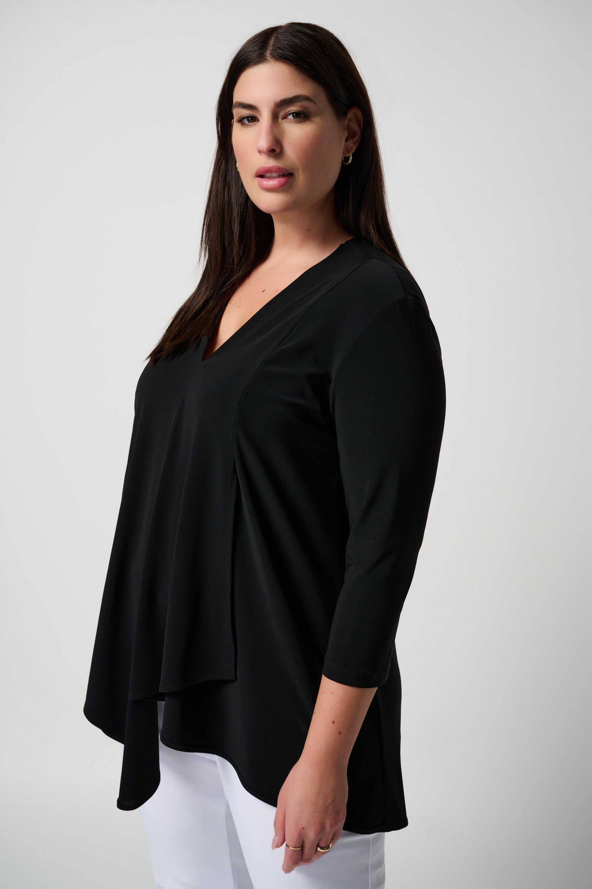 Asymmetric Waterfall Tunic