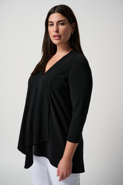 Asymmetric Waterfall Tunic
