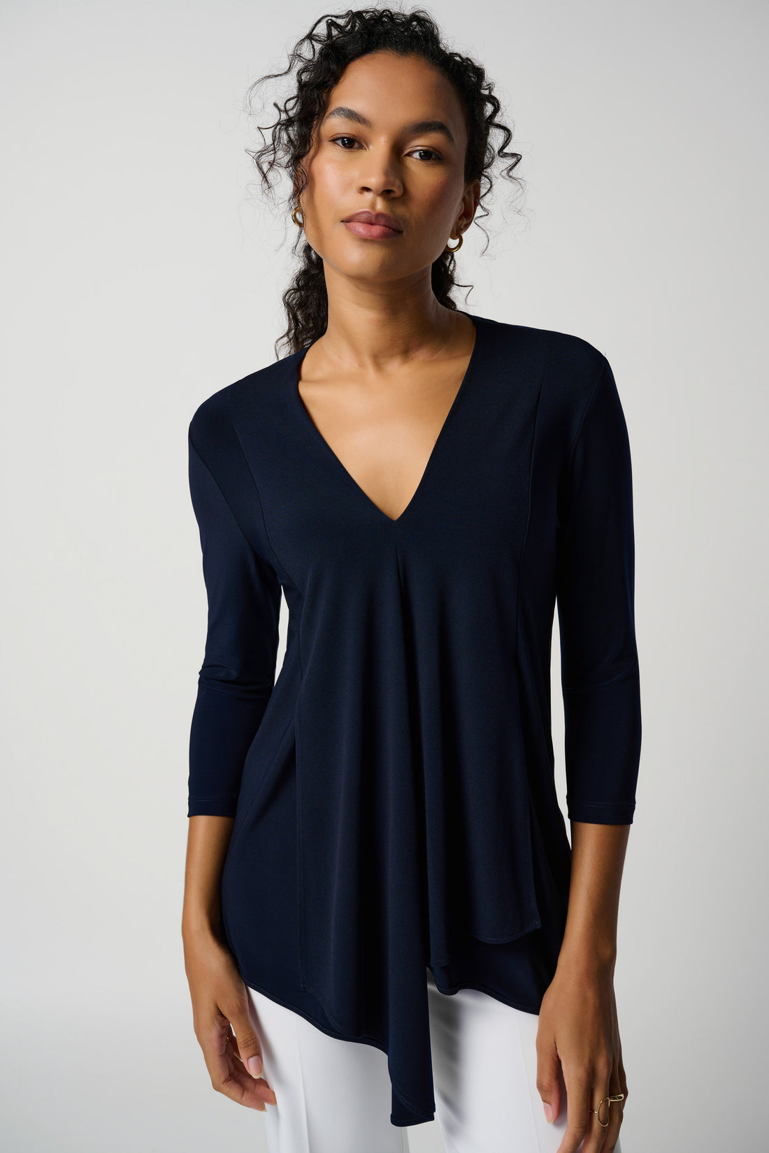 Asymmetric Waterfall Tunic