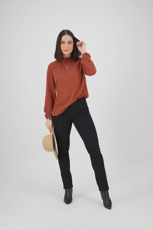 234K Slim Leg Full Length Denim Pull On