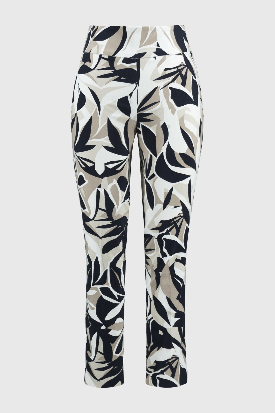 251001 Tropical Print Slim Fit Pants