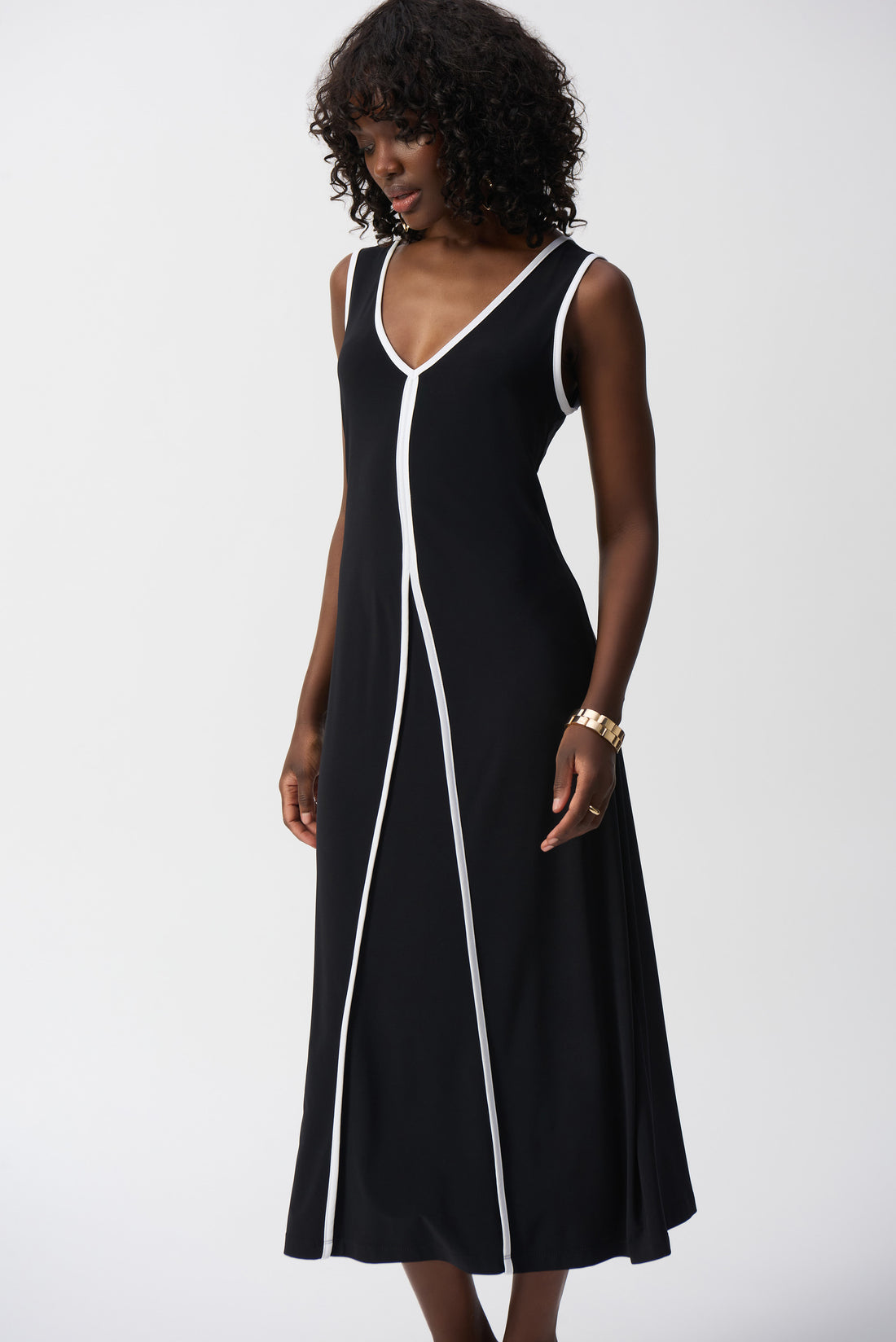 251156 Sleeveless A-Line Dress