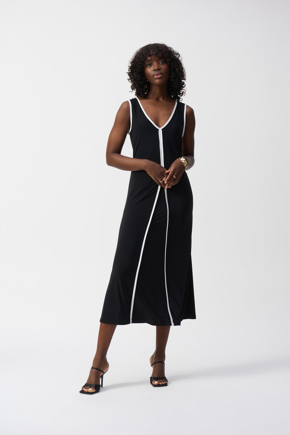 251156 Sleeveless A-Line Dress