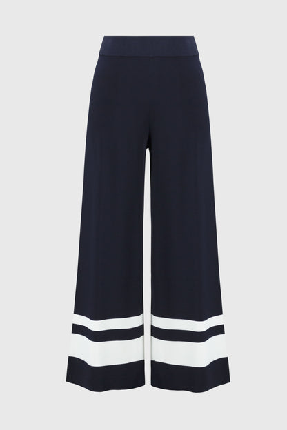 251945 - Placement Stripe Sweater Knit Culotte
