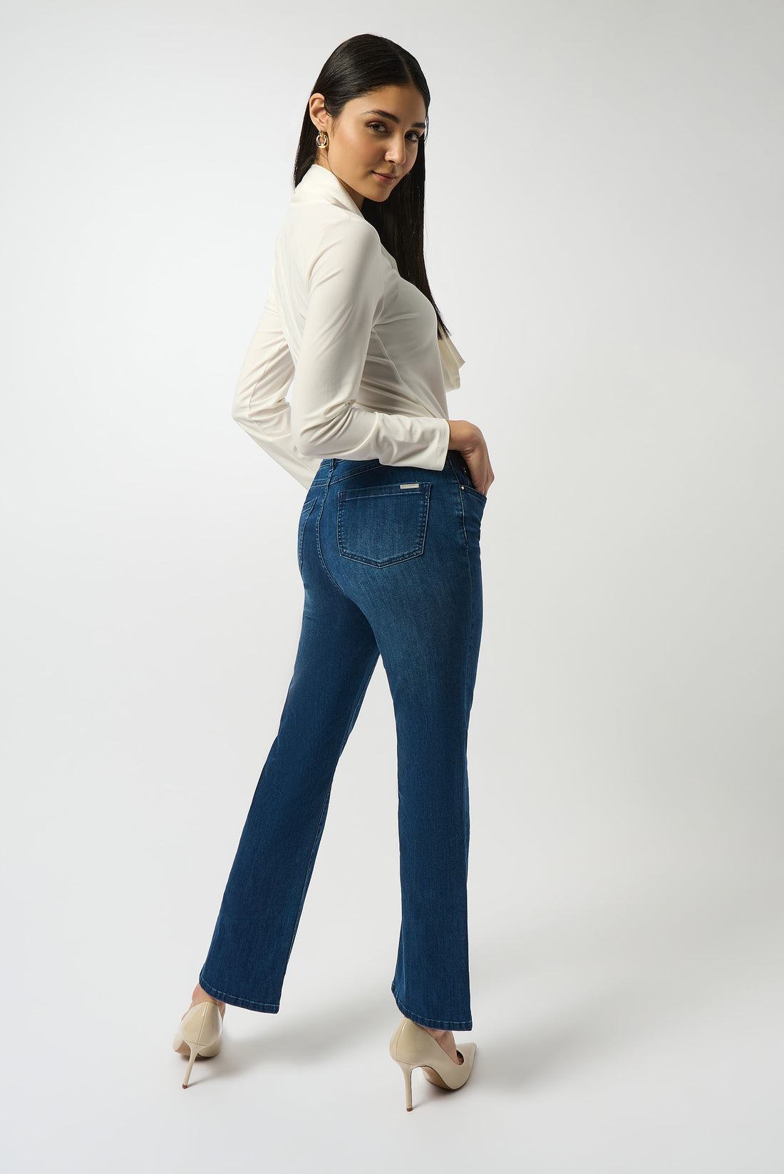 Brooke  Classic Bootcut Stretch-Jeans 251967F25