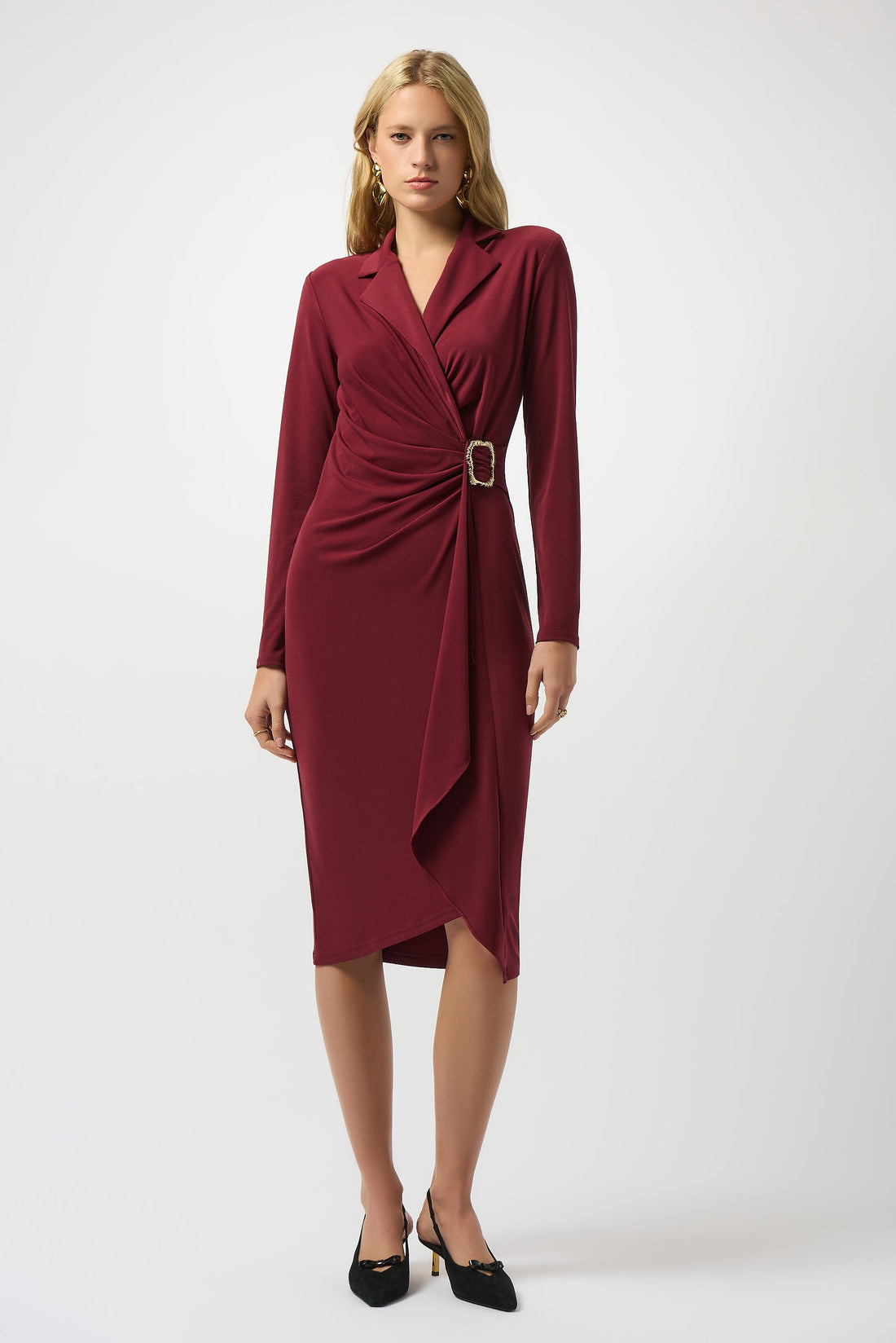 Moss Crepe Wrap Dress - 253145