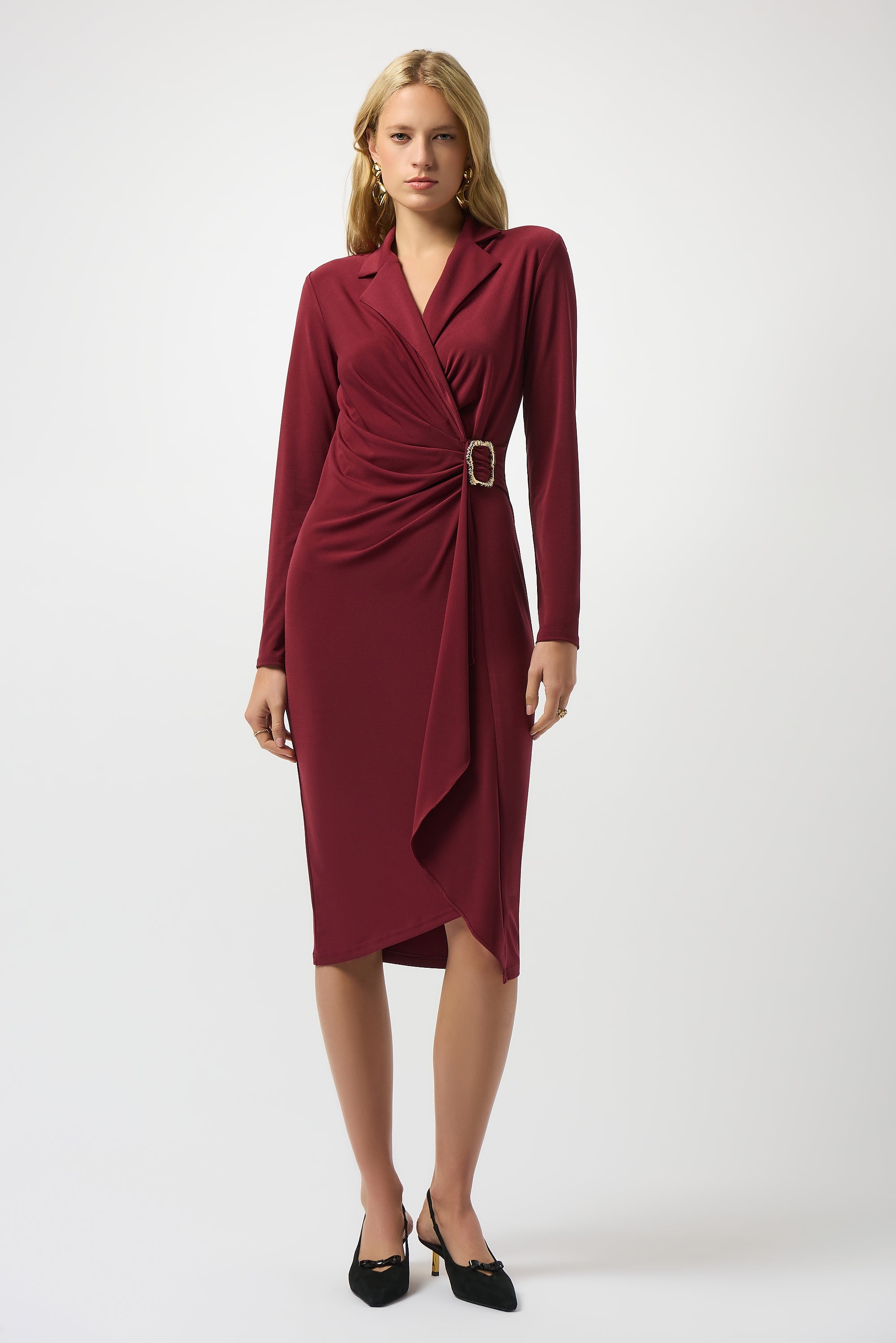 Moss Crepe Wrap Dress - 253145