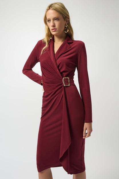 Moss Crepe Wrap Dress - 253145