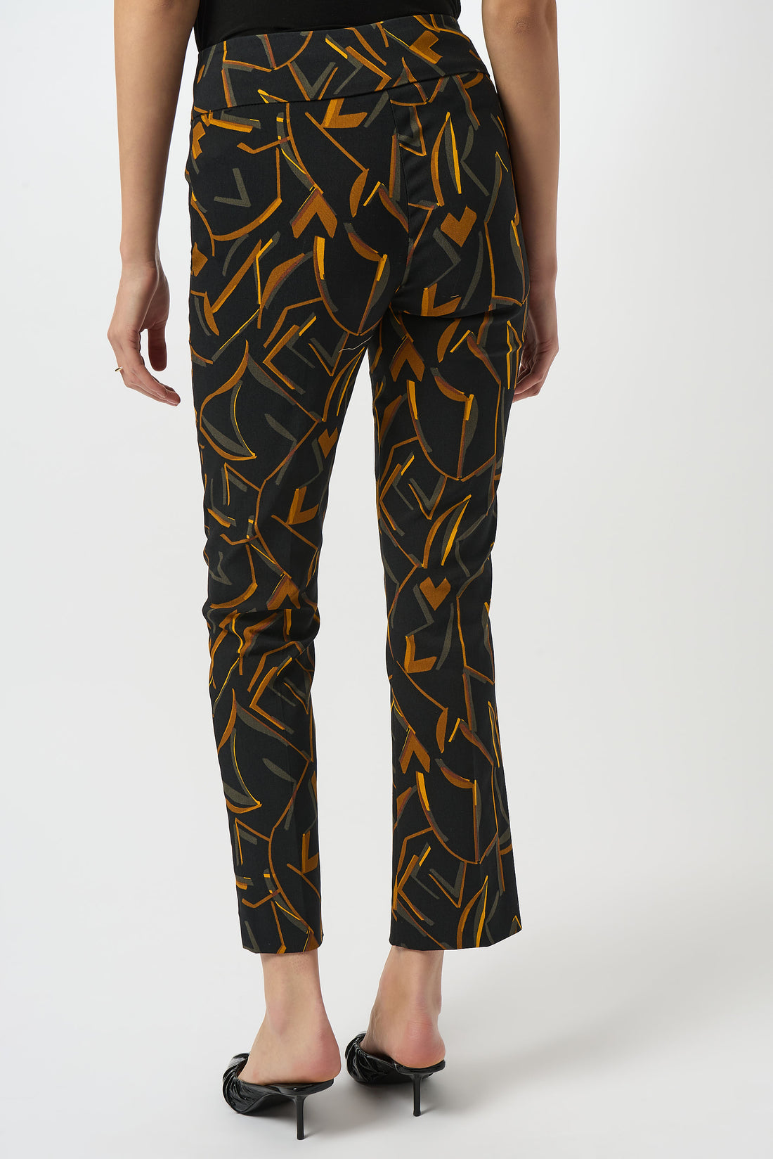 Millennium Print Straight Leg Pull-On Pants 253268