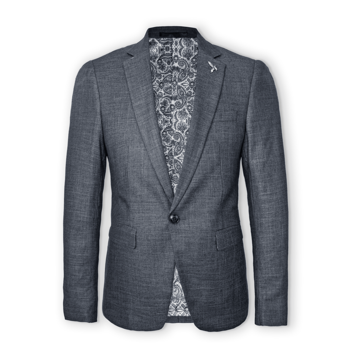 Oliver Jacket Charcoal - Scuzzatti