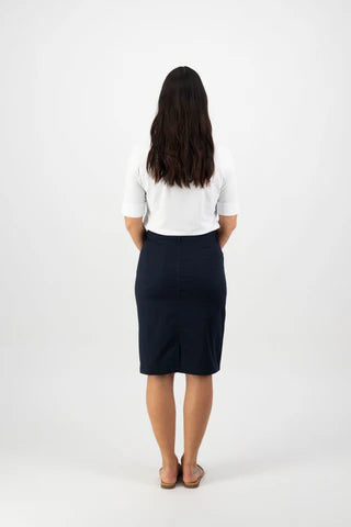 372AVP Poplin Skirt With Back Vent