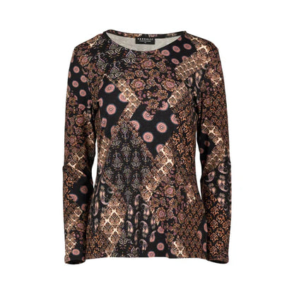 4310  Long Sleeve Round Neck Top